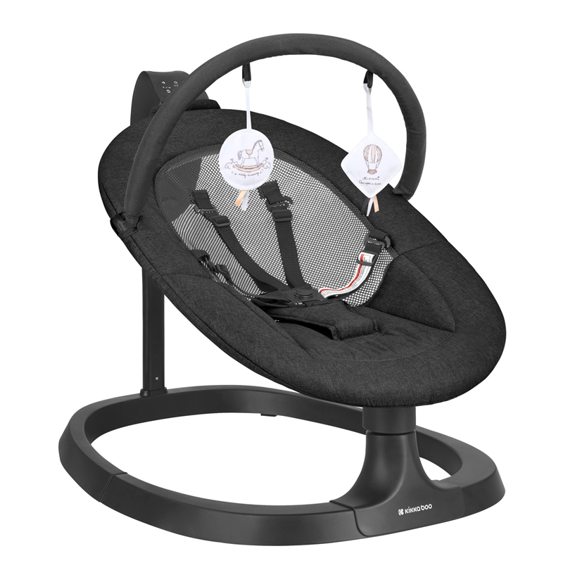 Ηλεκτρική Κούνια Ρηλάξ Kikka Boo Zazu Black