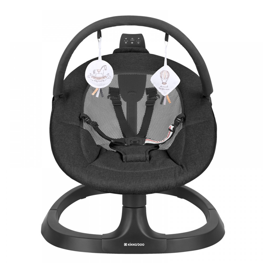 Ηλεκτρική Κούνια Ρηλάξ Kikka Boo Zazu Black