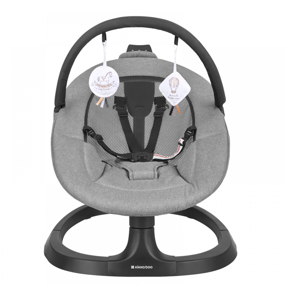Ηλεκτρική Κούνια Ρηλάξ Kikka Boo Zazu Grey