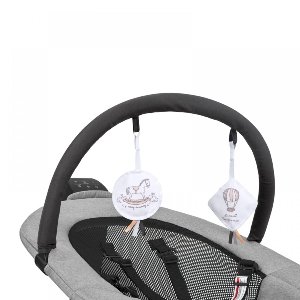 Ηλεκτρική Κούνια Ρηλάξ Kikka Boo Zazu Grey