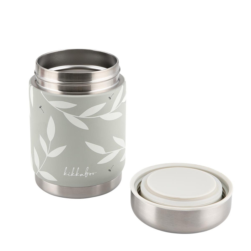 Θερμός Φαγητού Ανοξείδωτος Kikka Boo 400ml Flora Sand