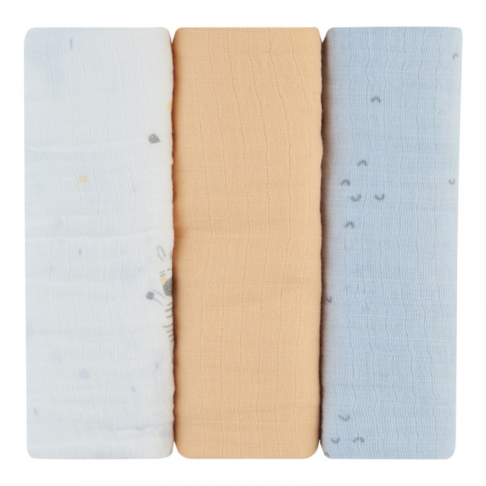 Πάνες Αγκαλιάς Μουσελίνας Kikka boo 75x75cm Stripy Friends (3τεμ.) Πάνες Αγκαλιάς Μουσελίνας Kikka boo 75x75cm Stripy Friends (3τεμ.)