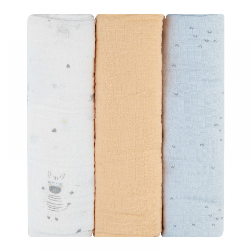 Πάνες Αγκαλιάς Μουσελίνας Kikka boo 100x100cm Stripy Friends (3τεμ.) Πάνες Αγκαλιάς Μουσελίνας Kikka boo 100x100cm Stripy Friends (3τεμ.)