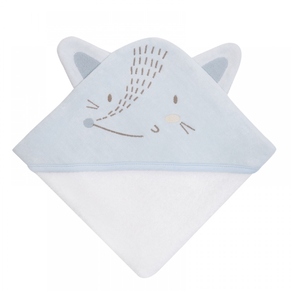 Βρεφική Πετσέτα Μπάνιου με κουκούλα Kikka boo (90x90) Little Fox
