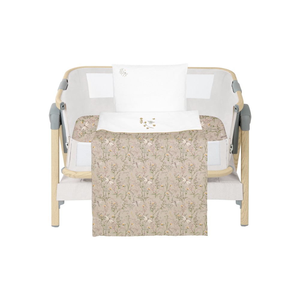 Σετ Προίκας Λίκνου Kikka boo Secret Garden Beige (5τεμ.)