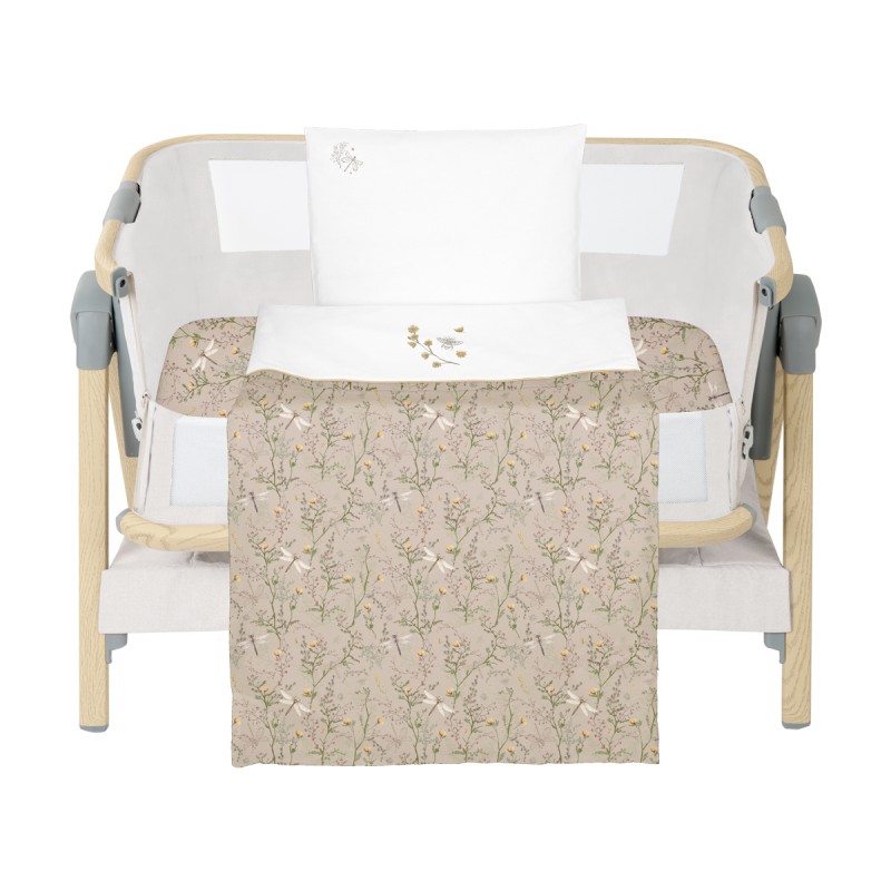Σετ Προίκας Λίκνου Kikka boo Secret Garden Beige (5τεμ.)