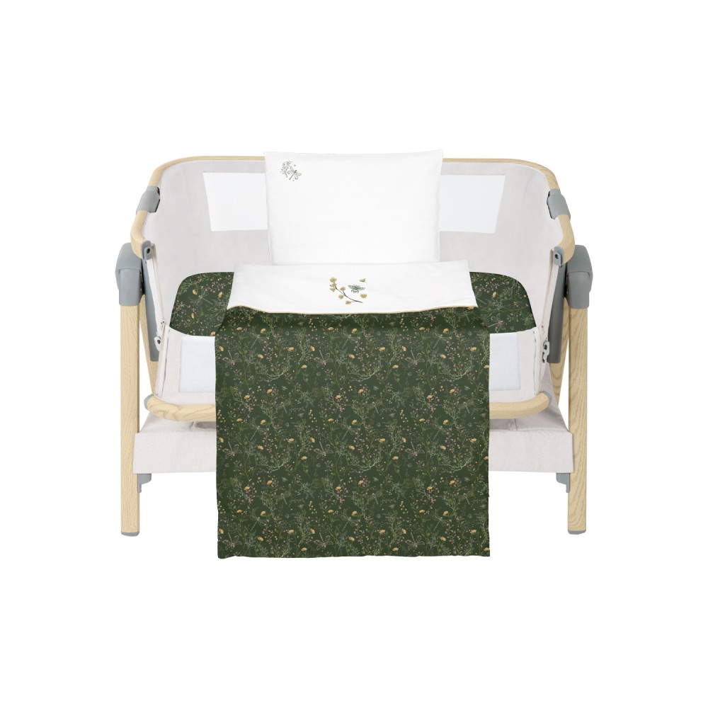 Σετ Προίκας Λίκνου Kikka boo Secret Garden Green (5τεμ.)