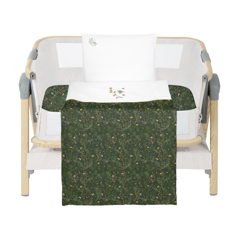 Σετ Προίκας Λίκνου Kikka boo Secret Garden Green (5τεμ.)