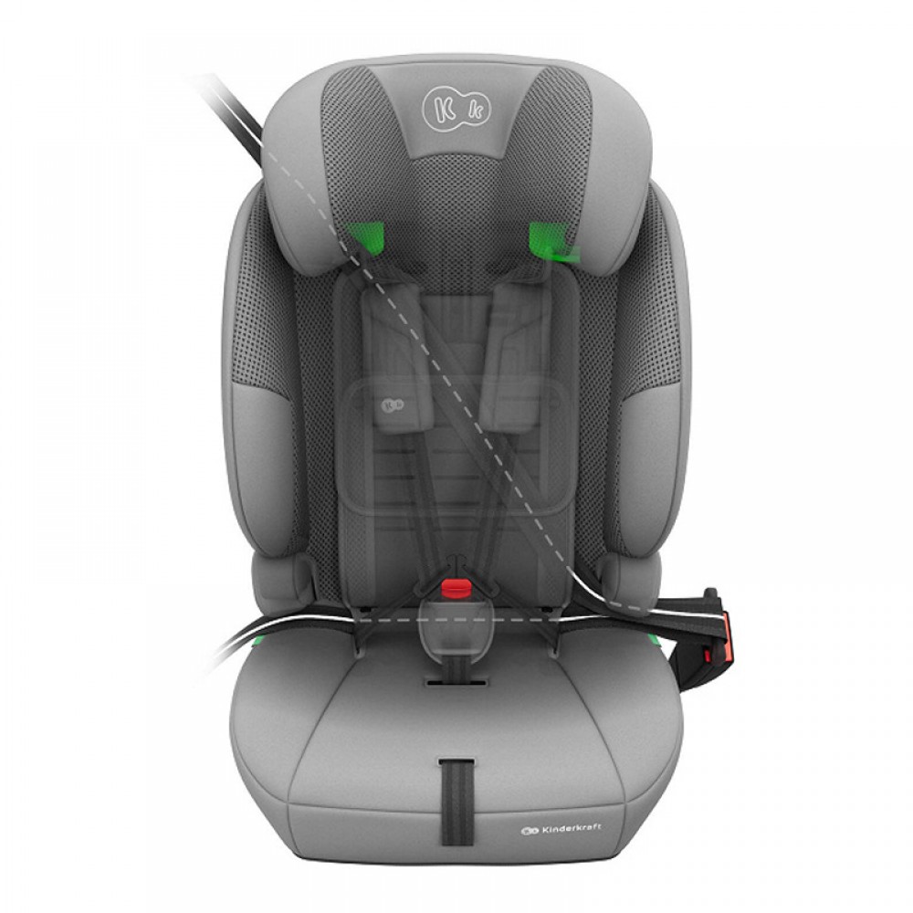 Κάθισμα Αυτοκινήτου Kinderkraft Comfort Up 2 Plus Isofix i-Size 76-150cm Grey