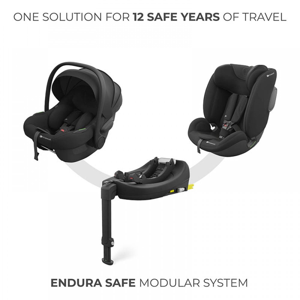 Σύστημα Καθισμάτων Αυτοκινήτου Kinderkraft 3in1 360° Endura Safe Black