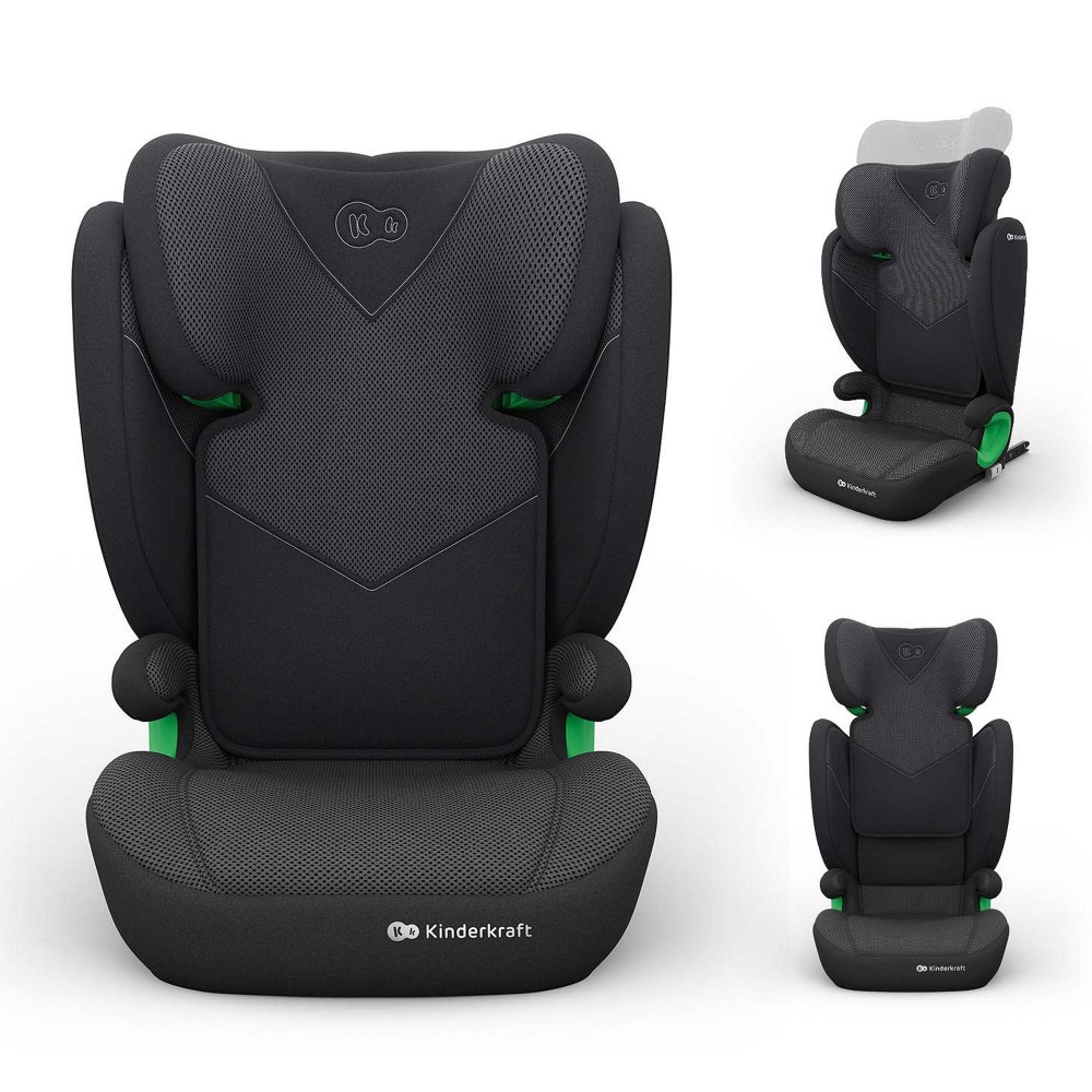 Κάθισμα Αυτοκινήτου Kinderkraft Junior Fix 2 Plus Isofix i-Size 100-150cm Black