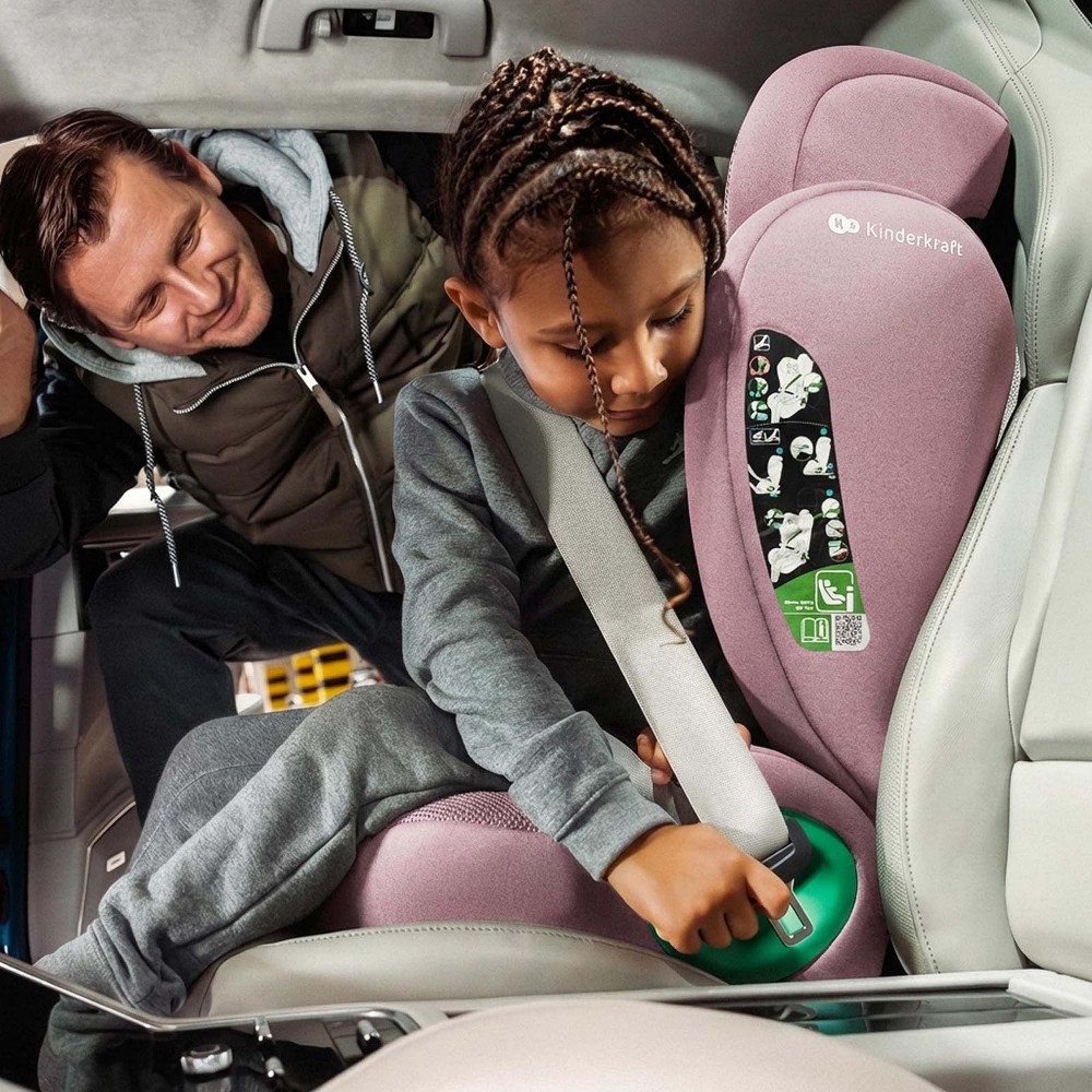 Κάθισμα Αυτοκινήτου Kinderkraft Junior Fix 2 Plus Isofix i-Size 100-150cm Pink
