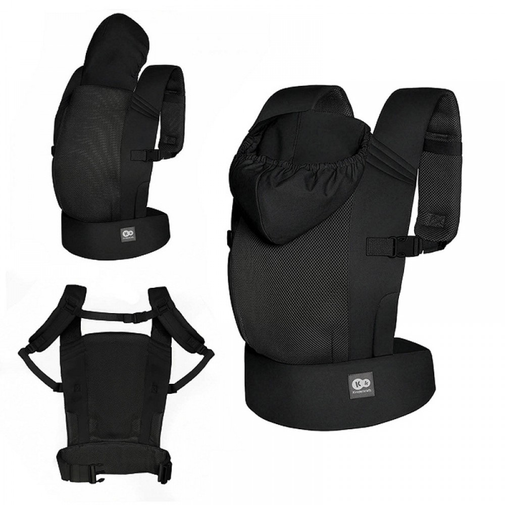 Μάρσιπος Εργονομικός Kinderkfraft Carrybee Black