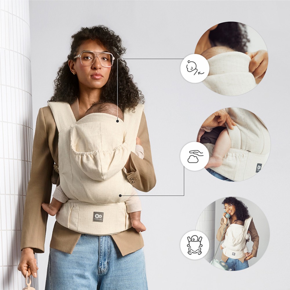 Μάρσιπος Εργονομικός Kinderkraft Elara Beige
