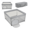Πάρκο Ορθογώνιο Kinderkraft Ziki Grey (126x126cm)