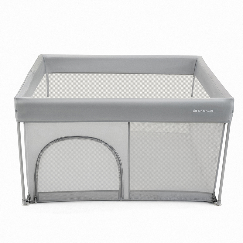 Πάρκο Ορθογώνιο Kinderkraft Ziki Grey (126x126cm)