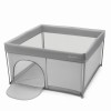 Πάρκο Ορθογώνιο Kinderkraft Ziki Grey (126x126cm)