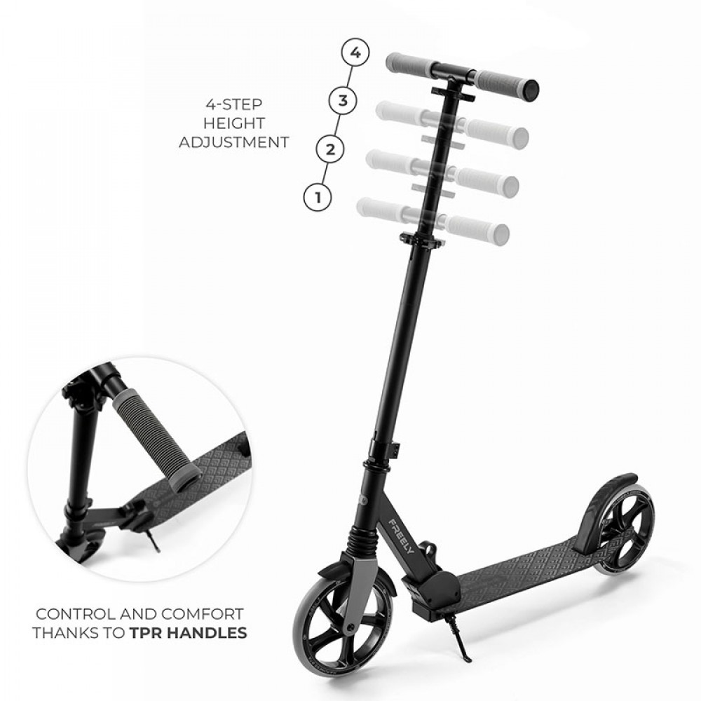 Αναδιπλούμενο Πατίνι Kinderkraft Freely Black