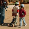 Αναδιπλούμενο Πατίνι Kinderkraft Τρίτροχο Racket LED Beige
