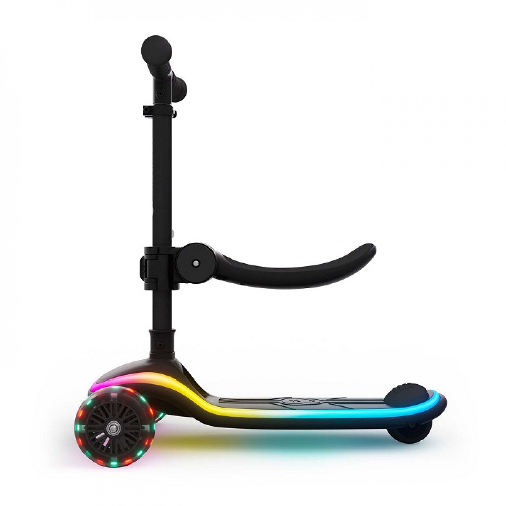 Αναδιπλούμενο Πατίνι Kinderkraft Τρίτροχο Racket LED Black