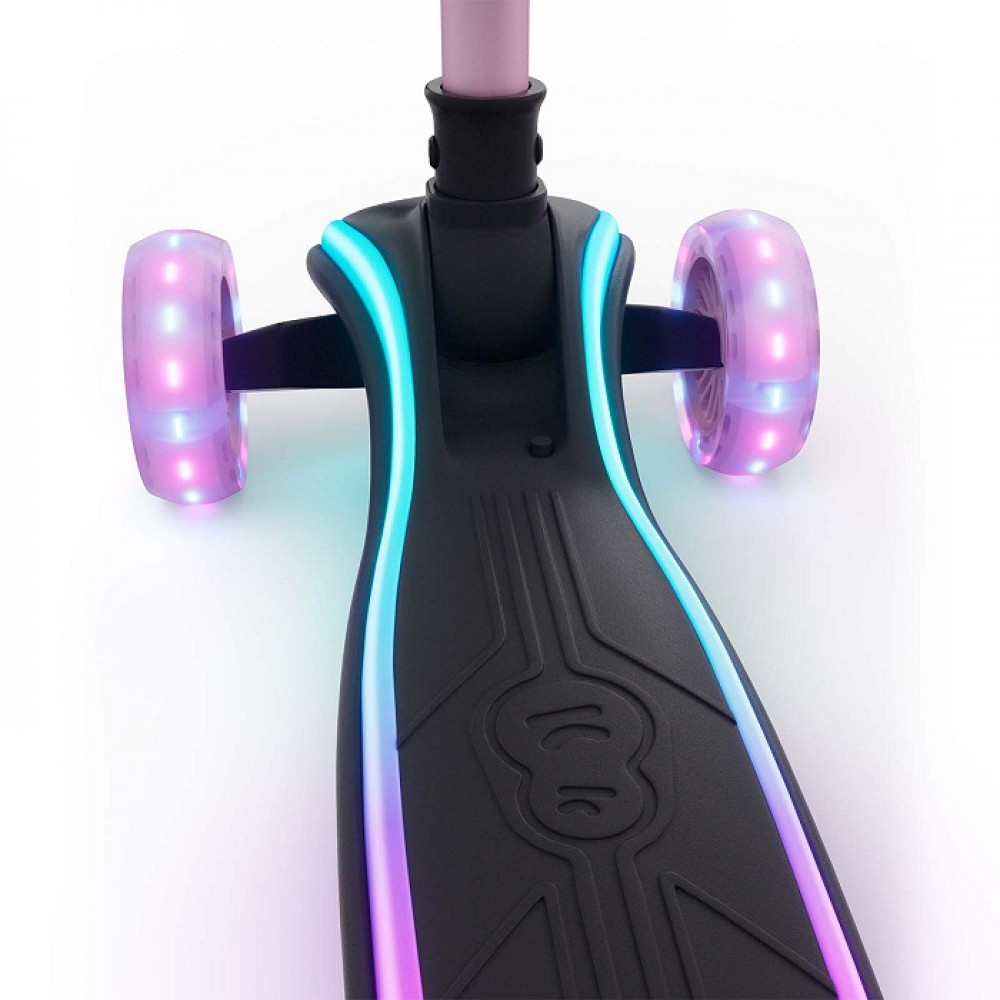 Αναδιπλούμενο Πατίνι Kinderkraft Τρίτροχο Racket LED Pink