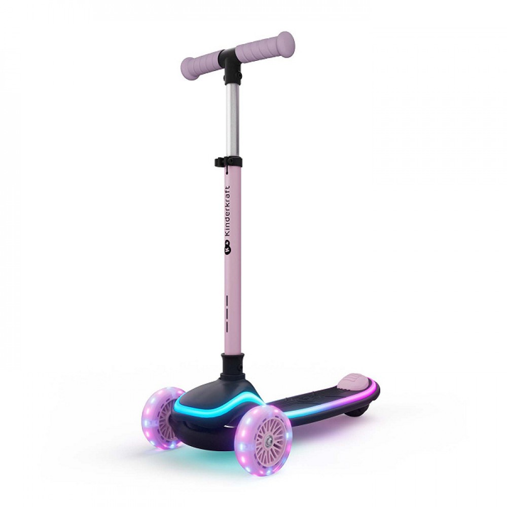 Αναδιπλούμενο Πατίνι Kinderkraft Τρίτροχο Racket LED Pink