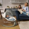 Ηλεκτρική Κούνια Ρηλάξ Kinderkraft Lumi 2in1 Dark Grey