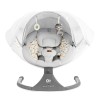 Ηλεκτρική Κούνια-Ρηλάξ Kinderkraft 2in1 Lumi 2 Light Grey
