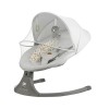 Ηλεκτρική Κούνια-Ρηλάξ Kinderkraft 2in1 Lumi 2 Light Grey
