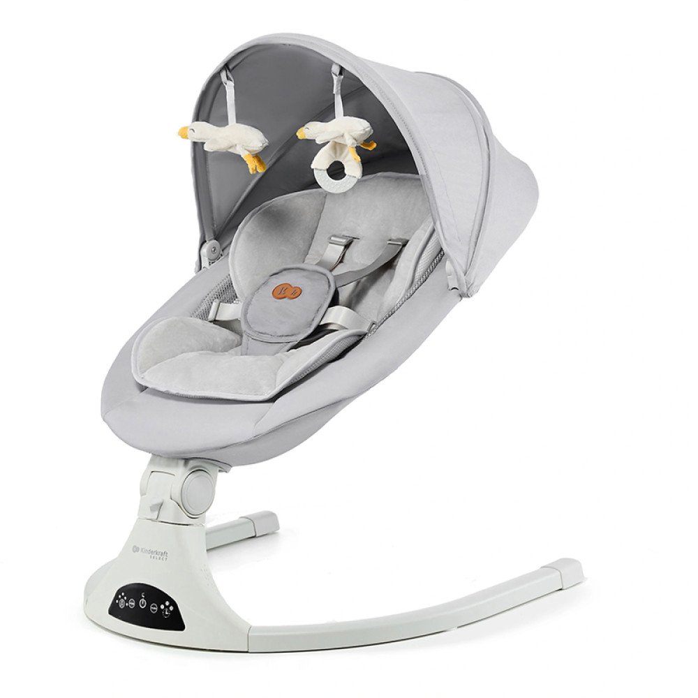 Ηλεκτρική Κούνια Ρηλάξ Kinderkraft Tulsy Grey