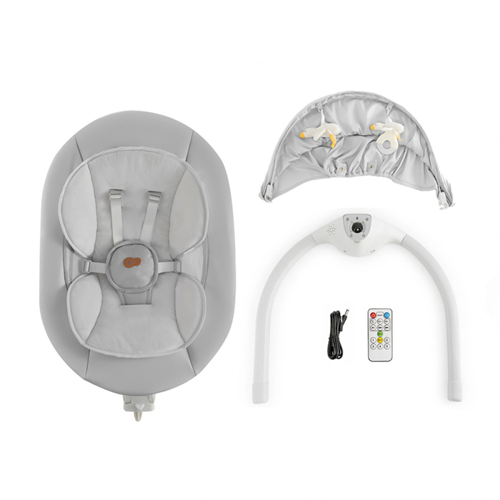 Ηλεκτρική Κούνια Ρηλάξ Kinderkraft Tulsy Grey