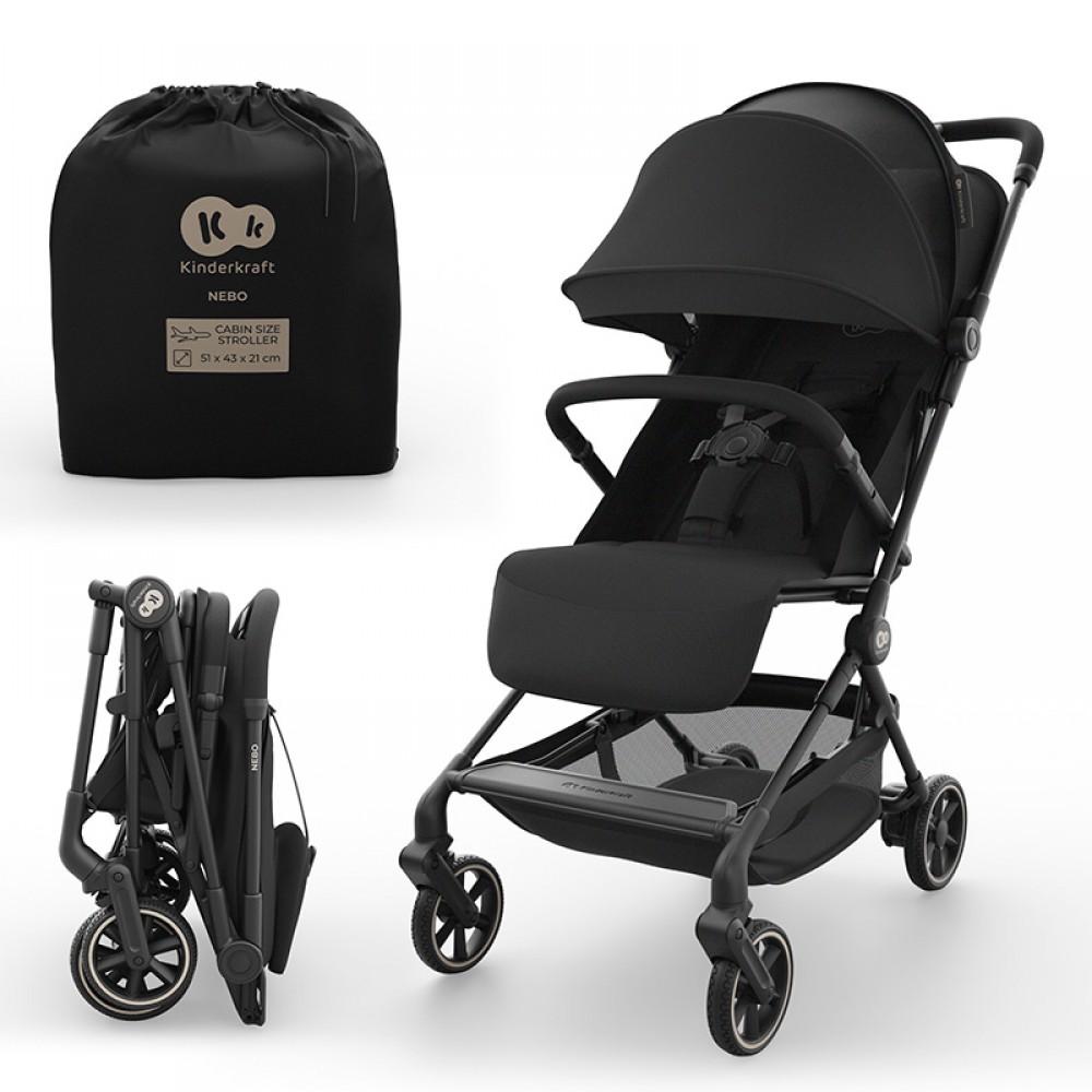 Καρότσι Kinderkraft Nebo Midnight Black