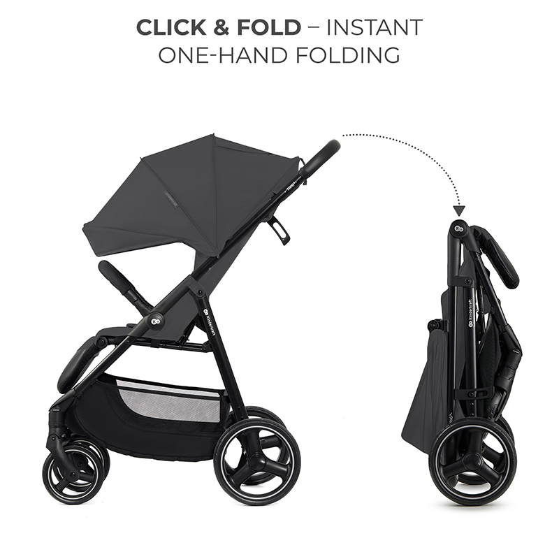 Καρότσι Kinderkraft Trig 3 Grey