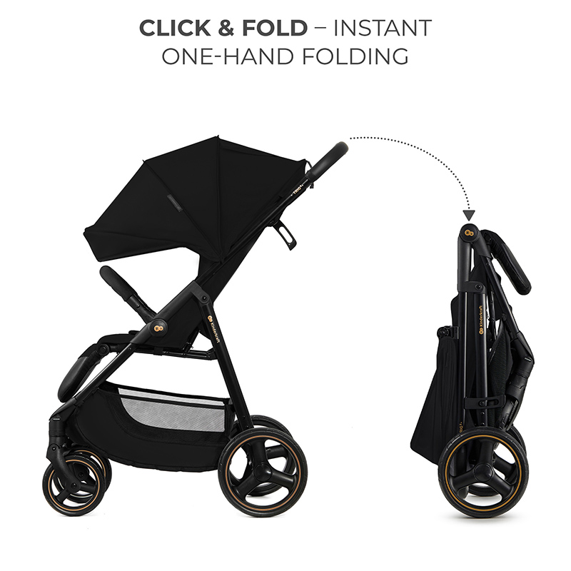 Καρότσι Kinderkraft Trig 3 Black