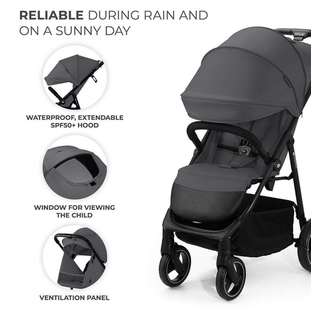 Καρότσι Kinderkraft Trig 3 Grey