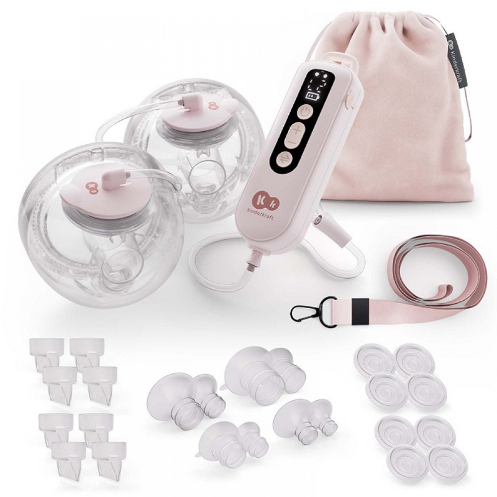 Διπλό Ηλεκτρικό Θήλαστρο Kinderkraft Gentleflow Pink