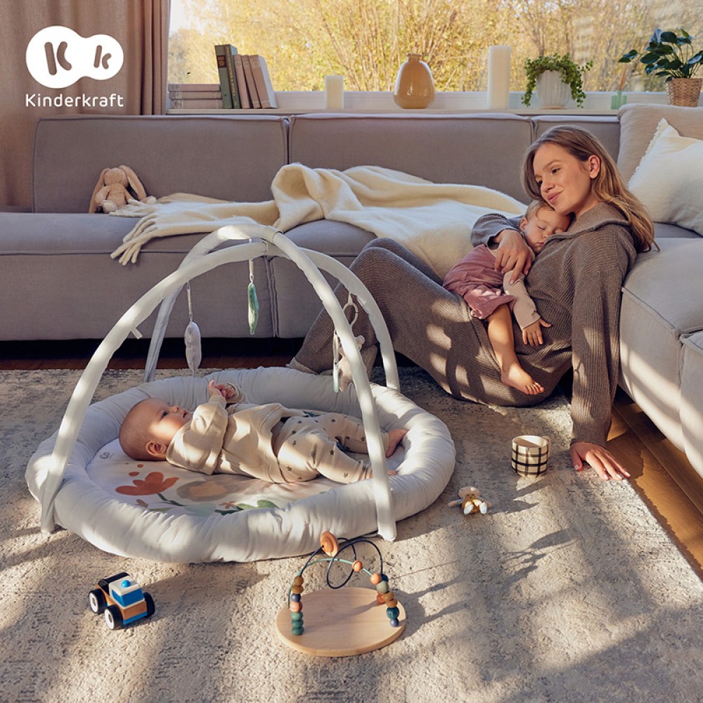 Γυμναστήριο - Χαλάκι Δραστηριοτήτων Kinderkraft Cozyplay Grey