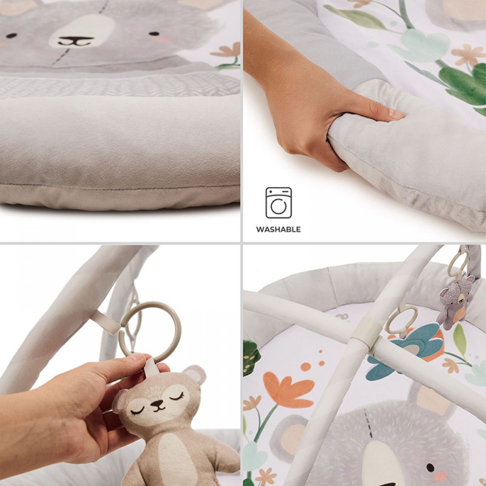 Γυμναστήριο - Χαλάκι Δραστηριοτήτων Kinderkraft Cozyplay Grey