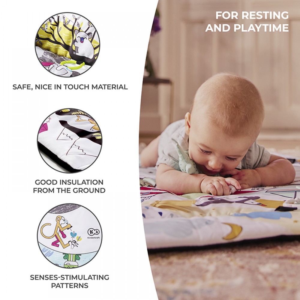Εκπαιδευτικό Γυμναστήριο - Χαλάκι Kinderkraft Smartplay Multicolour