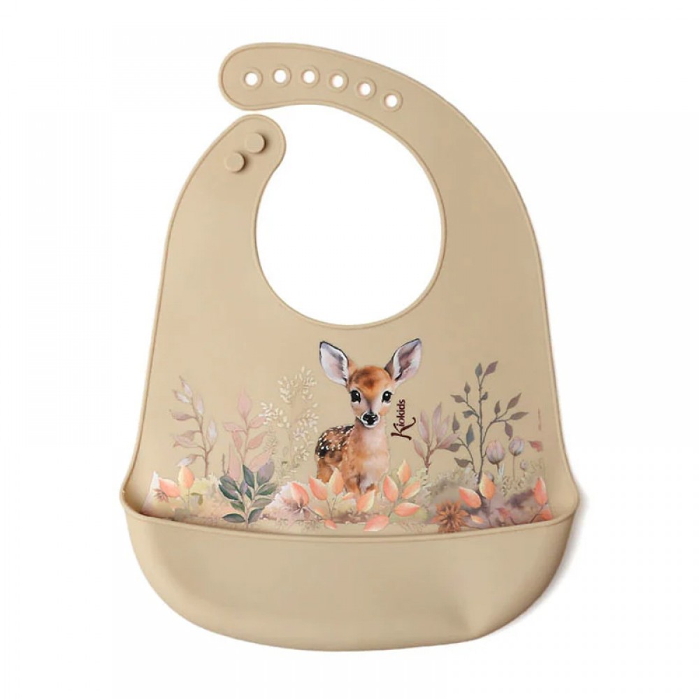 Σαλιάρα Σιλικόνης Kiokids Little Deer Σαλιάρα Σιλικόνης Kiokids Little Deer