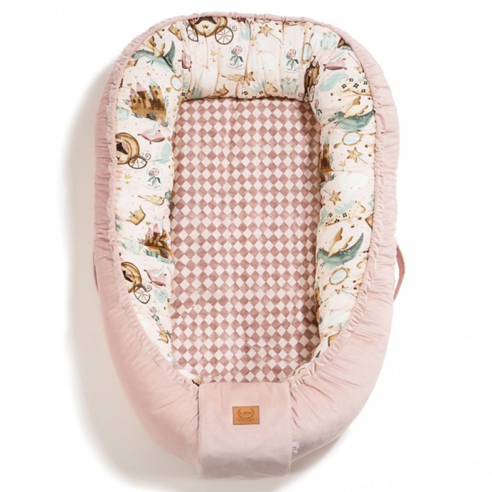 Βρεφική Φωλιά Baby Nest La Millou Princess Powder Pink Βρεφική Φωλιά Baby Nest La Millou Princess Powder Pink