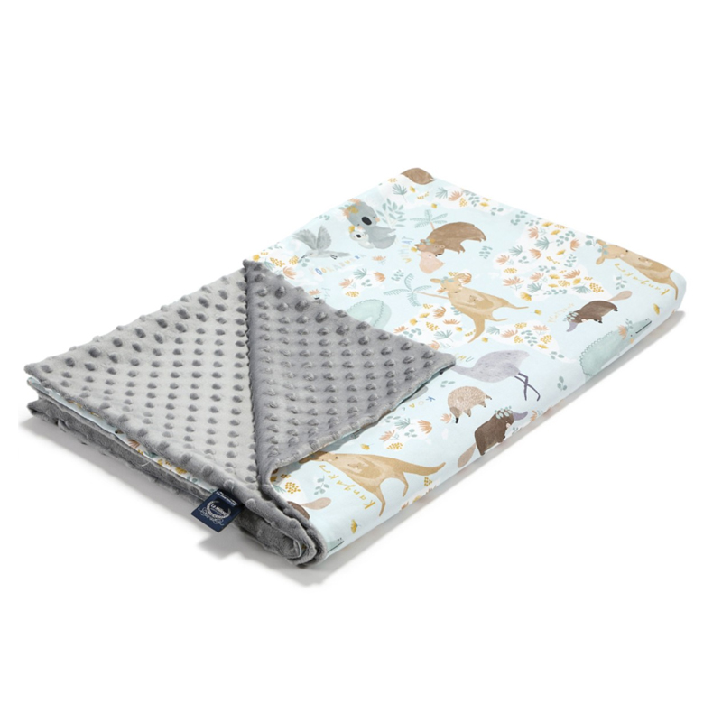 Κουβέρτα Λεπτή La Millou Dundee & Friends Blue Grey