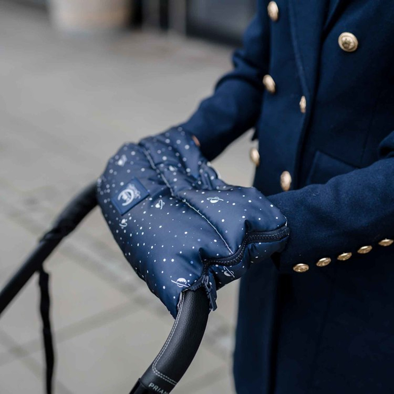 Αδιάβροχα Γάντια Διπλής όψης Καροτσιού La Millou Velvet Grey