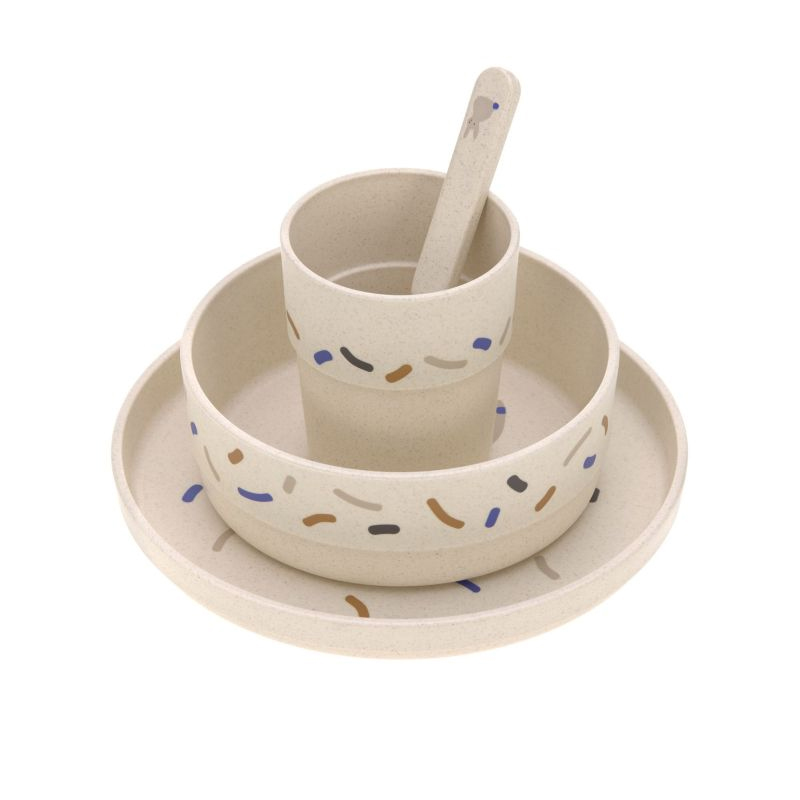 Σετ Φαγητού Laessig Little Mateys Royal Blue (4τεμ.)