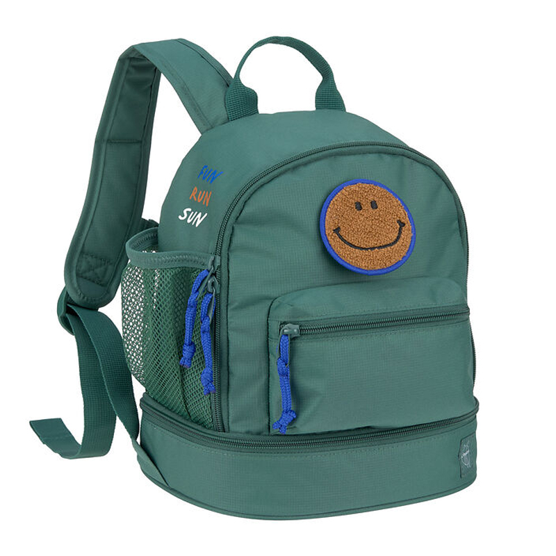 Σακίδιο Πλάτης Mini Laessig Little Gang Dark green