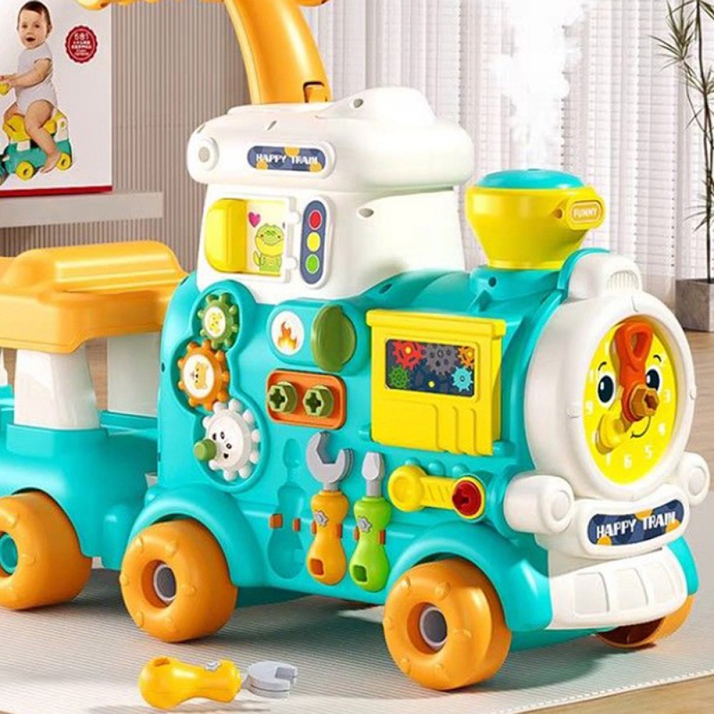 Περπατούρα - Τρενάκι Lazarid 5in1 Ride On Green