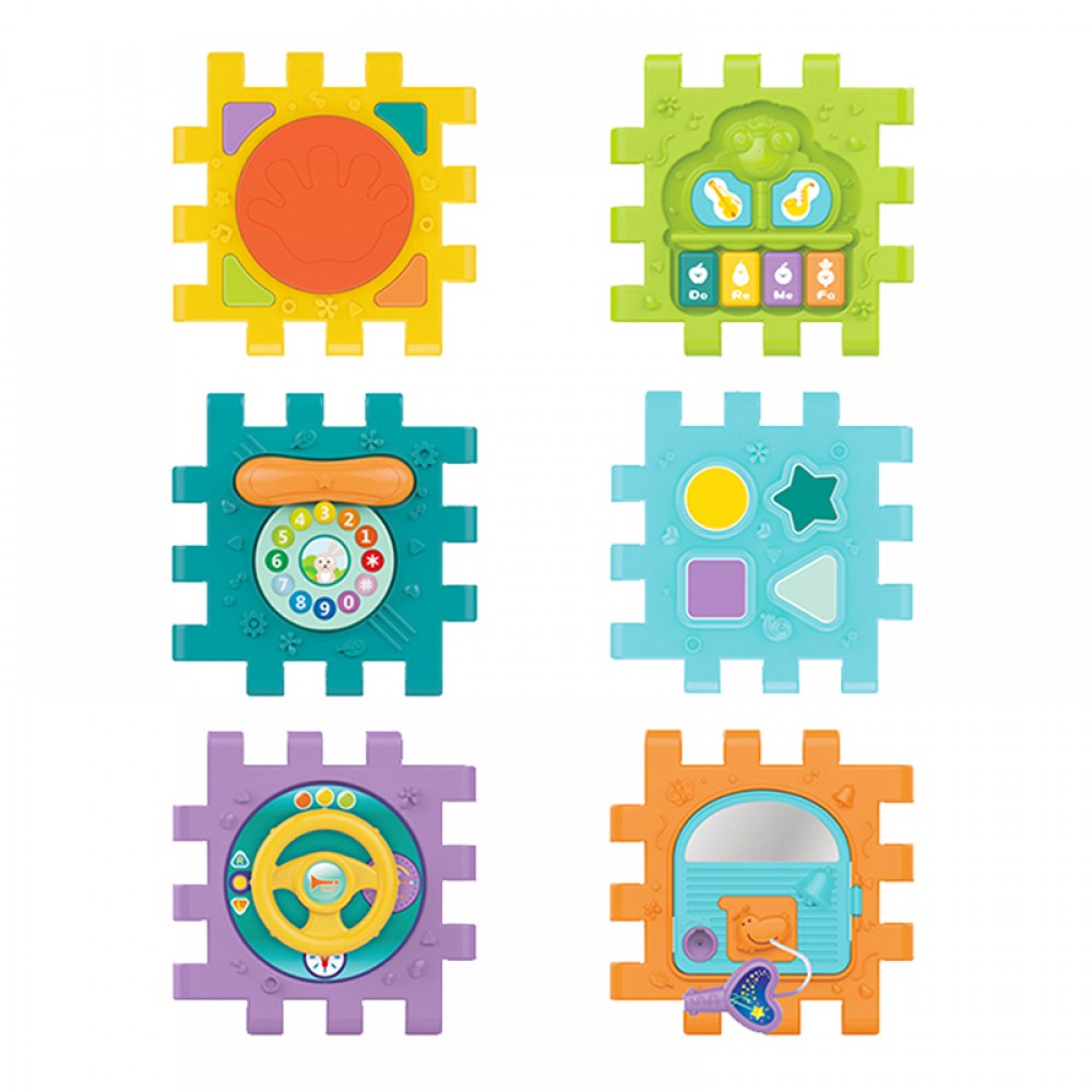 Εκπαιδευτικός Κύβος Δραστηριοτήτων με Ήχους 6in1 Lazarid