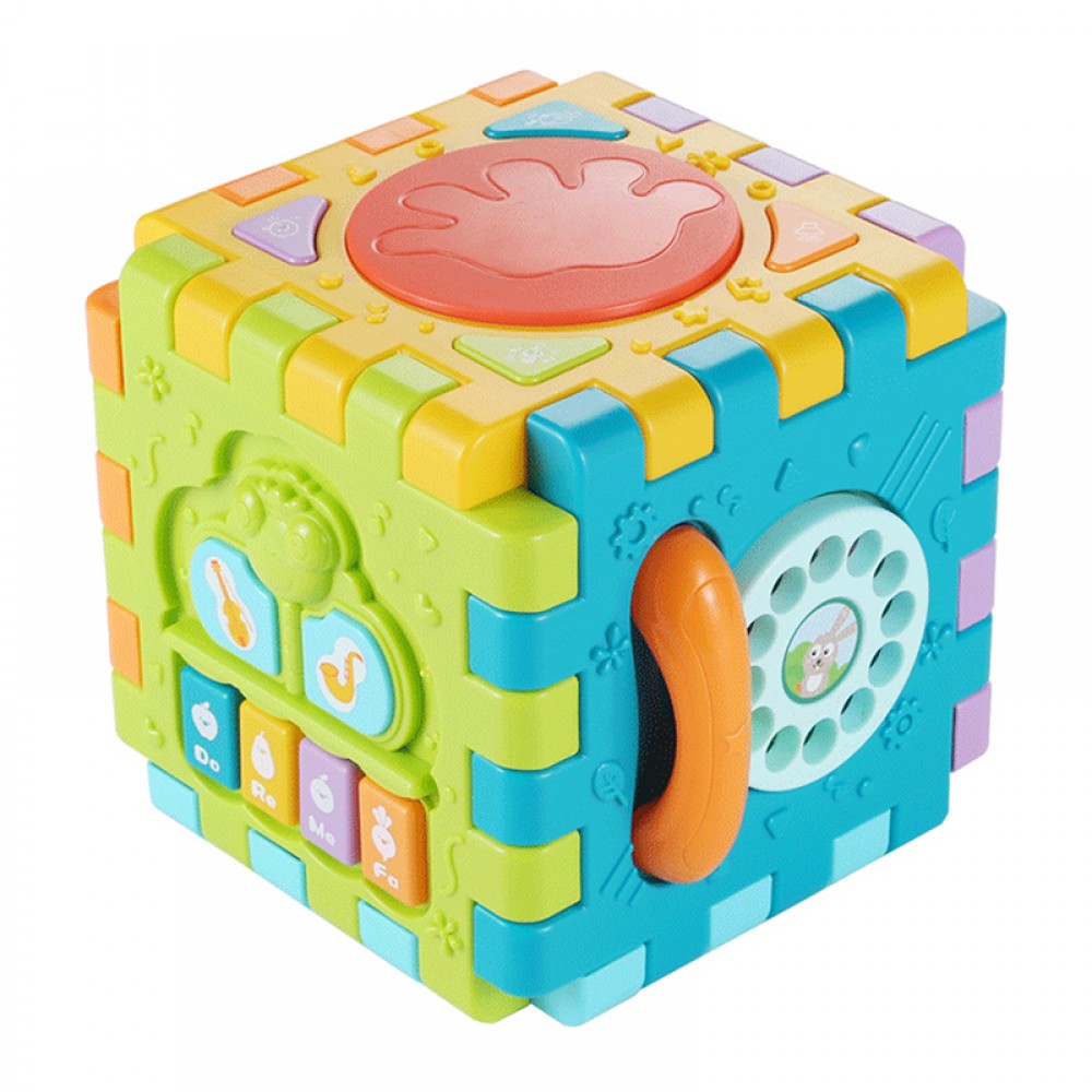 Εκπαιδευτικός Κύβος Δραστηριοτήτων με Ήχους 6in1 Lazarid