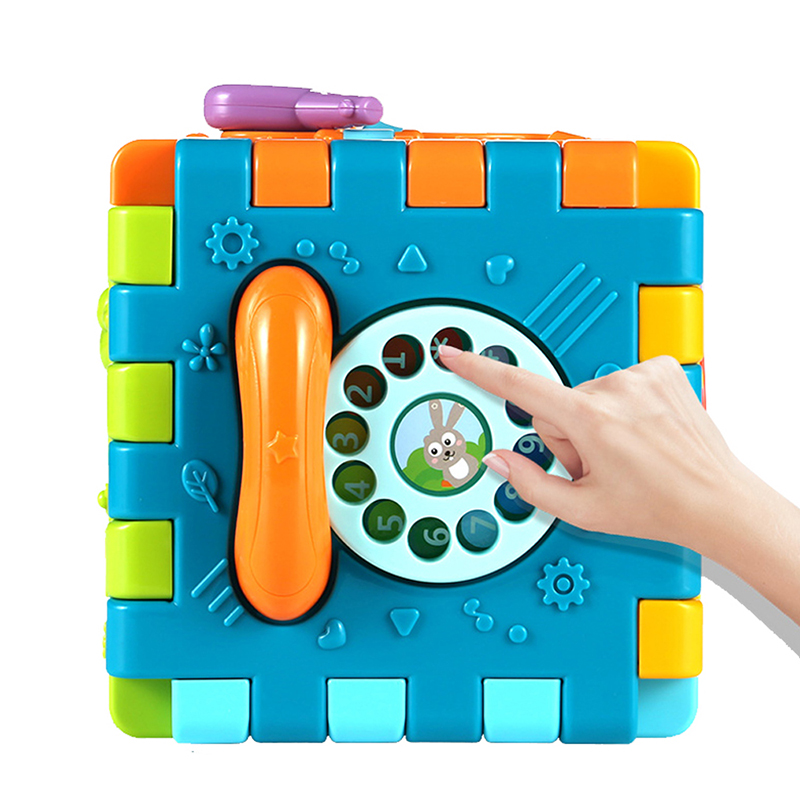 Εκπαιδευτικός Κύβος Δραστηριοτήτων με Ήχους 6in1 Lazarid