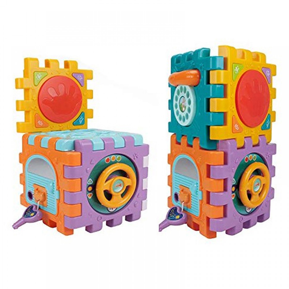 Εκπαιδευτικός Κύβος Δραστηριοτήτων με Ήχους 6in1 Lazarid